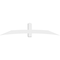 Ekena Millwork Bellingham Architectural Grade PVC Gable Bracket, 96"W x 20"H x 4"D x 6"F, 5/12 Pitch GBP096X20X0406BEL00 - alternate 3